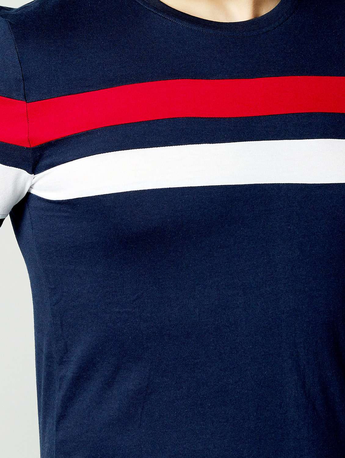 multi colored color block t-shirt - 17795424 -  Standard Image - 2