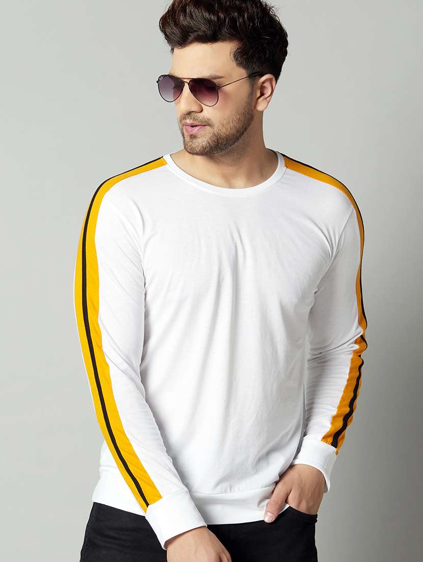 white striped t-shirt