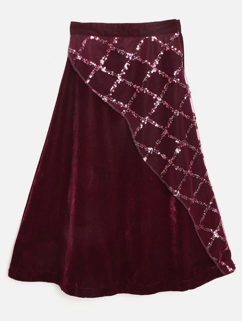 purple silk blend lehenga choli - 17797417 -  Standard Image - 2