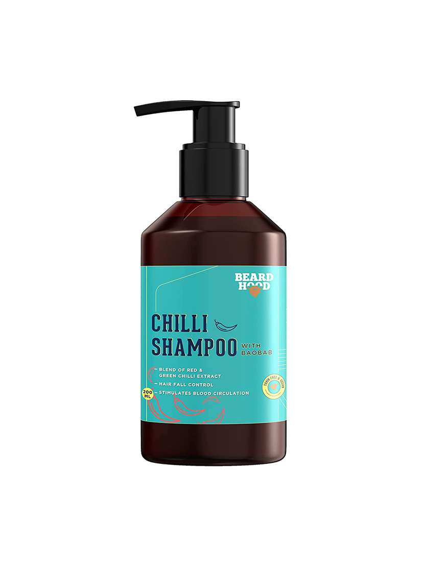 beardhood chilli shampoo for hair growth, 200ml