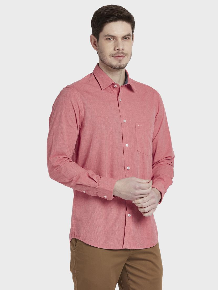 pink solid casual shirt - 17801701 - Standard Image - 2