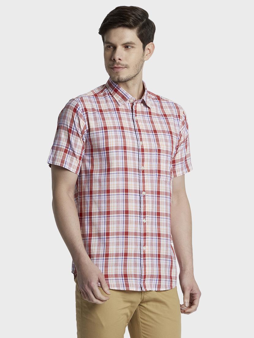 multi colored checkered casual shirt - 17801706 - Standard Image - 2