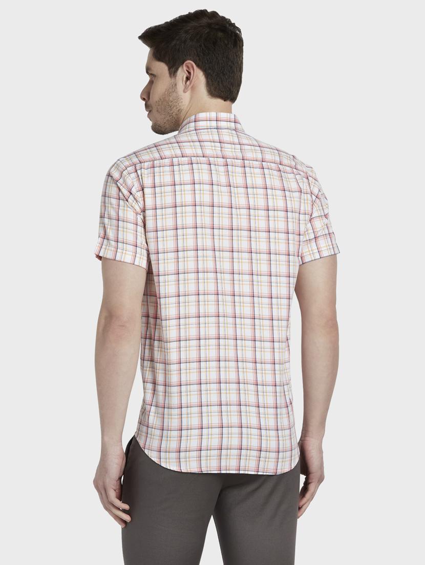 white checkered casual shirt - 17801849 - Standard Image - 2