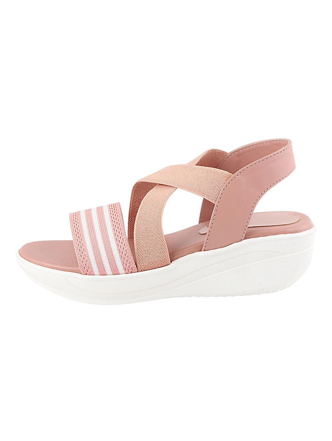 pink synthetic back strap sandals - 17805838 - Standard Image - 2