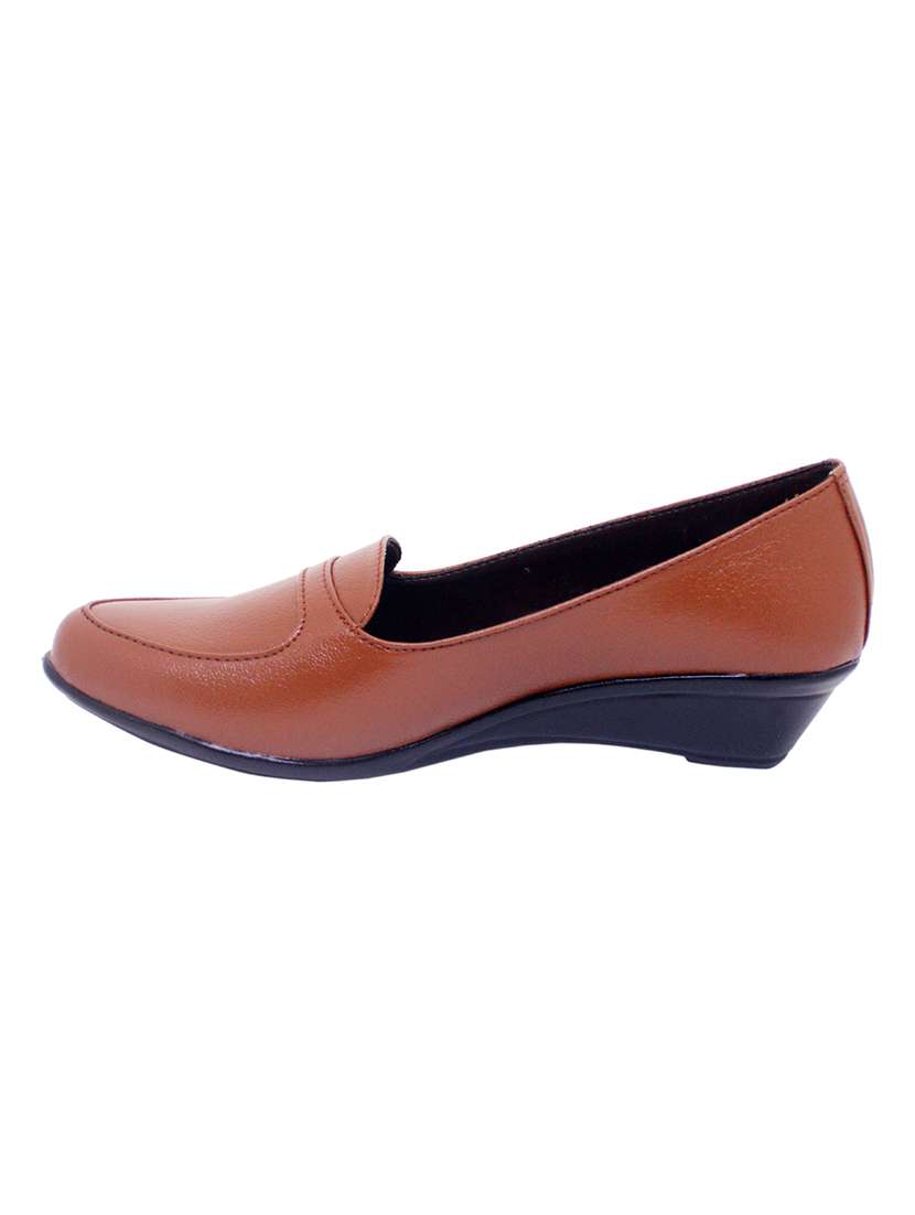 brown pu formal shoes - 17807019 -  Standard Image - 2