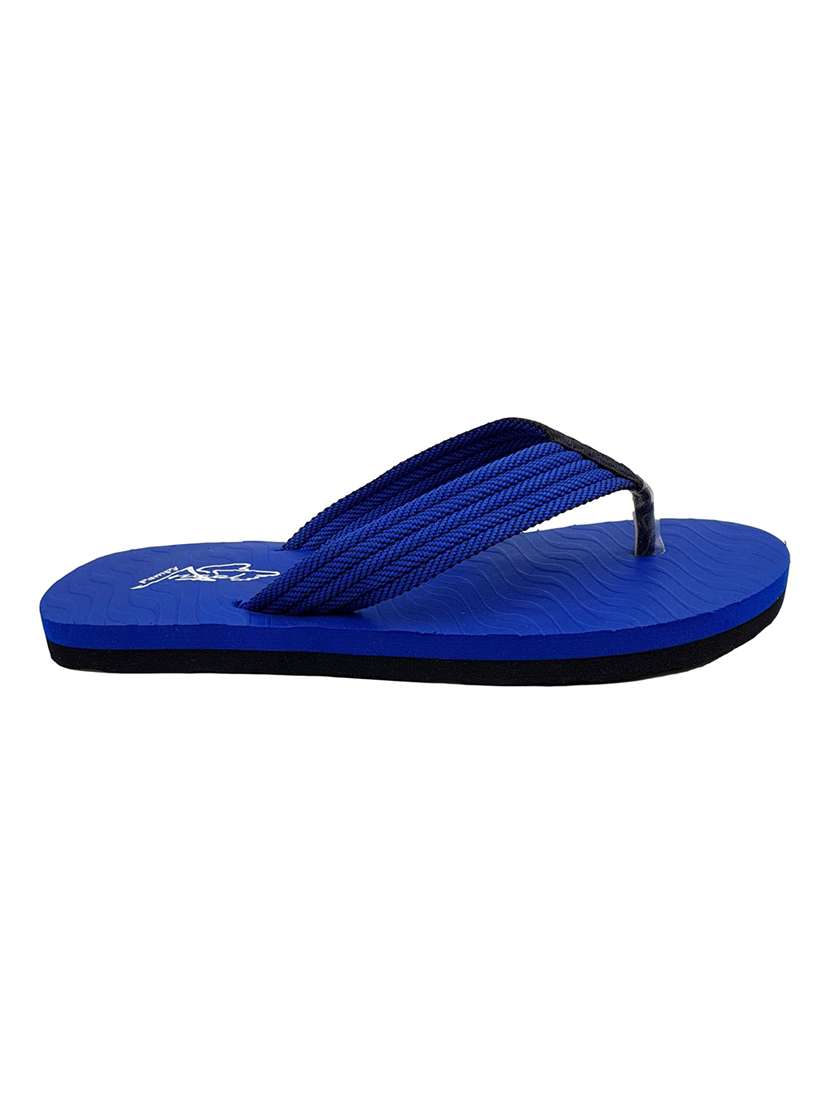 blue rubber toe separator flip flops - 17807151 - Standard Image - 2