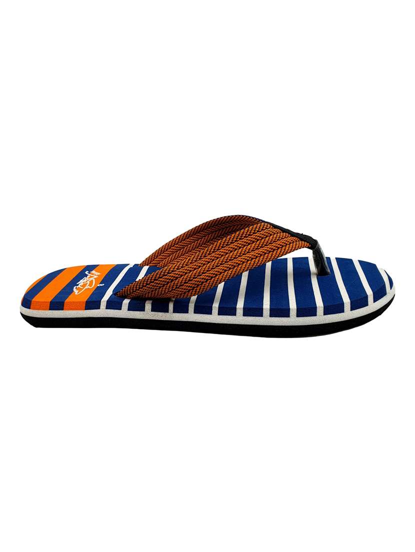 orange rubber toe separator flip flops - 17807161 - Standard Image - 2
