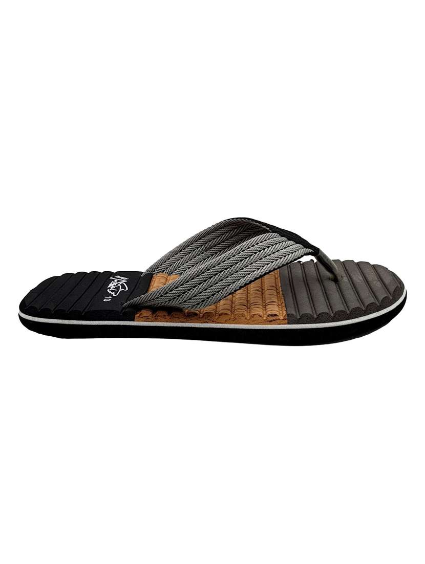 grey rubber toe separator flip flops - 17807163 - Standard Image - 2