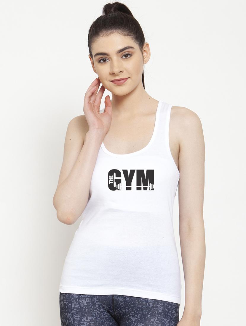 women's chest print scoop neck t-shirt - 17807233 -  Zoom Image - 0