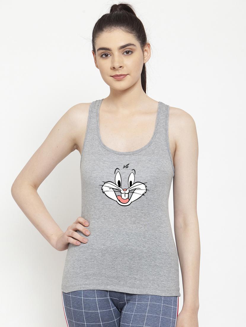 racer back graphic tank top - 17807282 - Zoom Image - 0