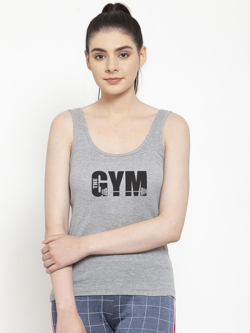 scoop neck graphic tank top  - 17807332 -  Zoom Image - 0
