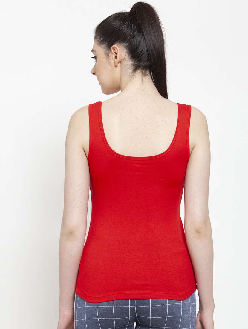 scoop neck graphic tank top - 17807346 - Standard Image - 2