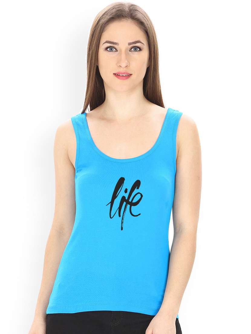 women's tank top scoop neck top