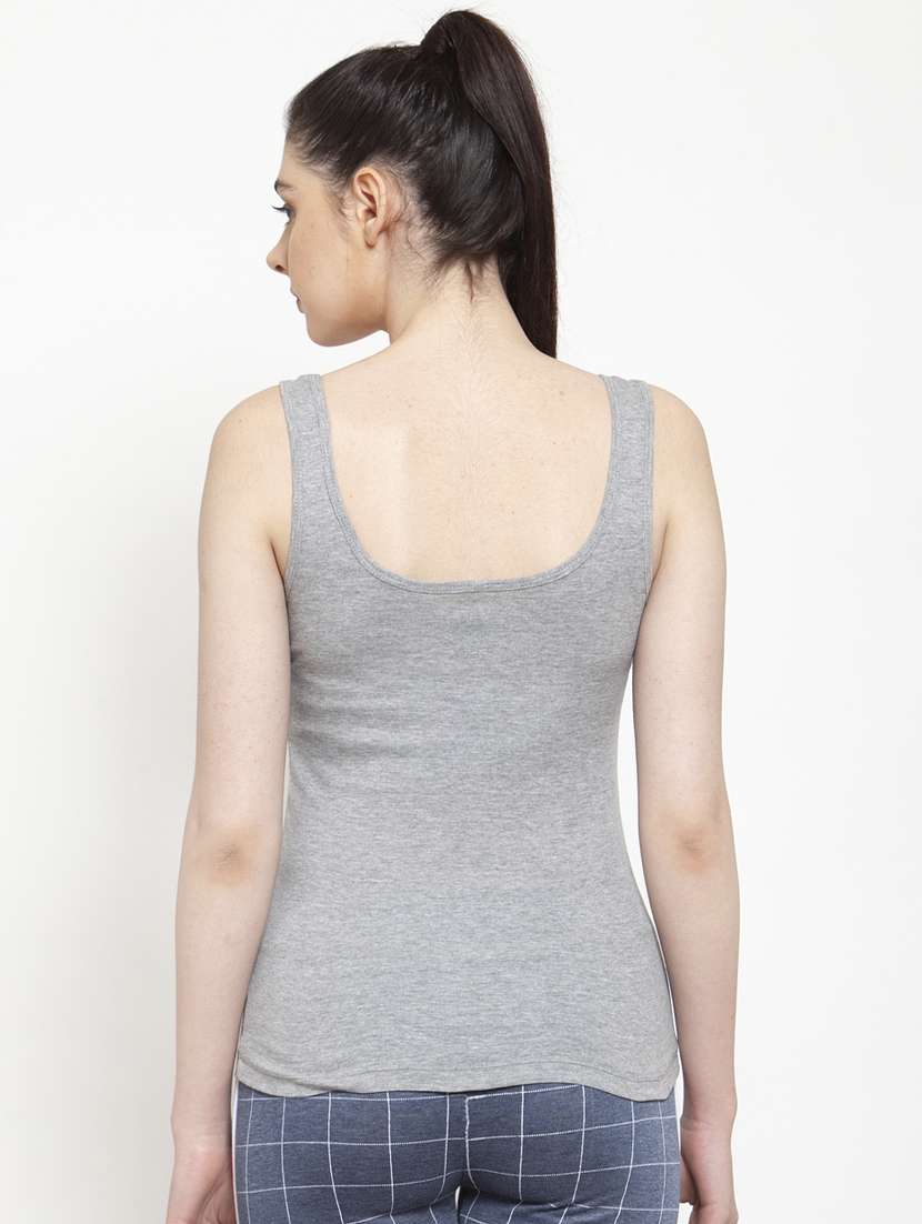round neck printed tank top - 17807443 - Standard Image - 2