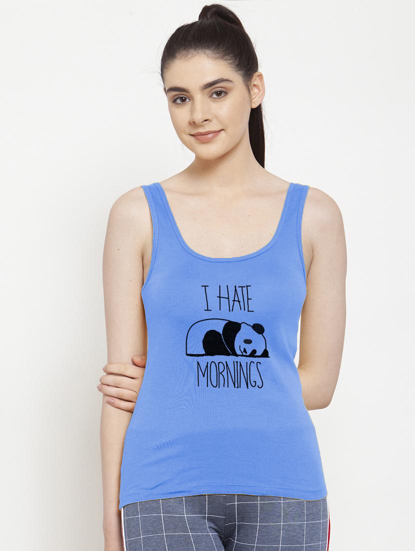 round neck printed tank top - 17807456 - Zoom Image - 0