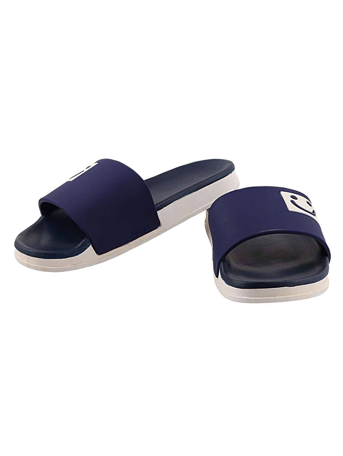 blue slip on slides - 17808308 - Standard Image - 2