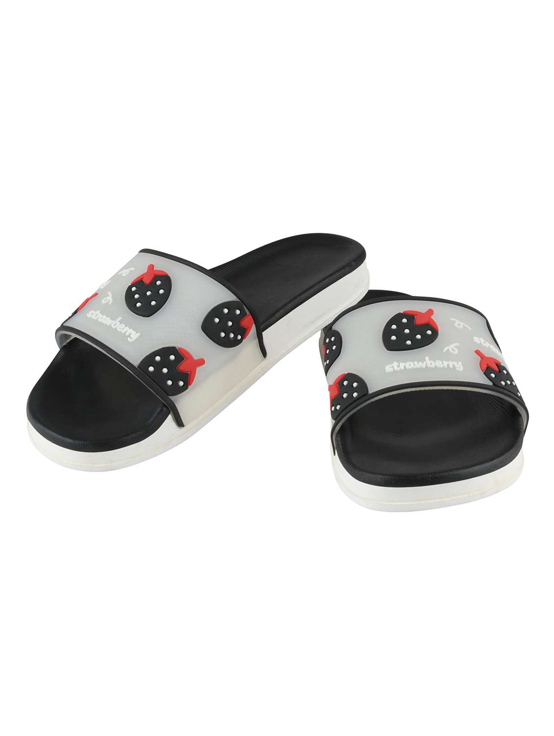 black slip on flip flop - 17808319 - Standard Image - 2