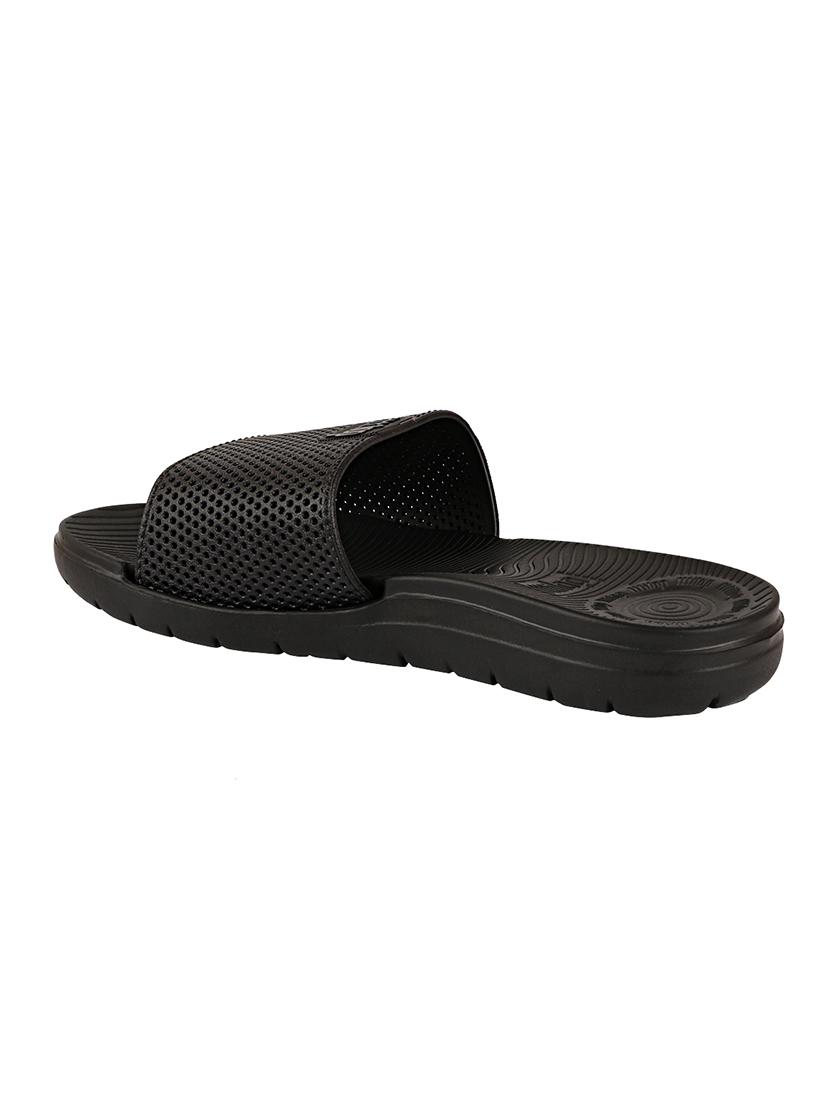 black slip on slides - 17808326 - Standard Image - 2