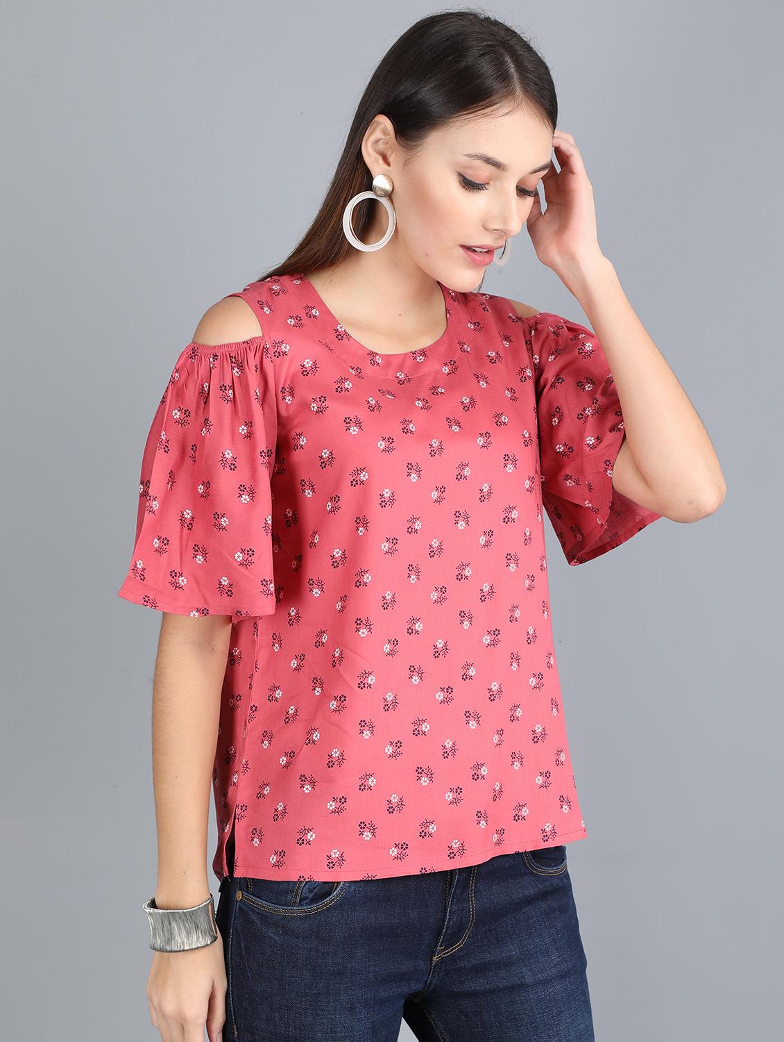 women's straight round neck top - 17809410 - Zoom Image - 0
