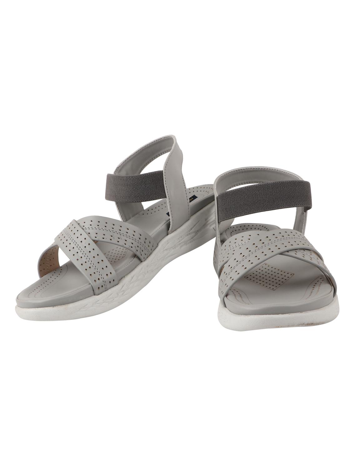 grey synthetic slip on sandals - 17809591 - Standard Image - 2