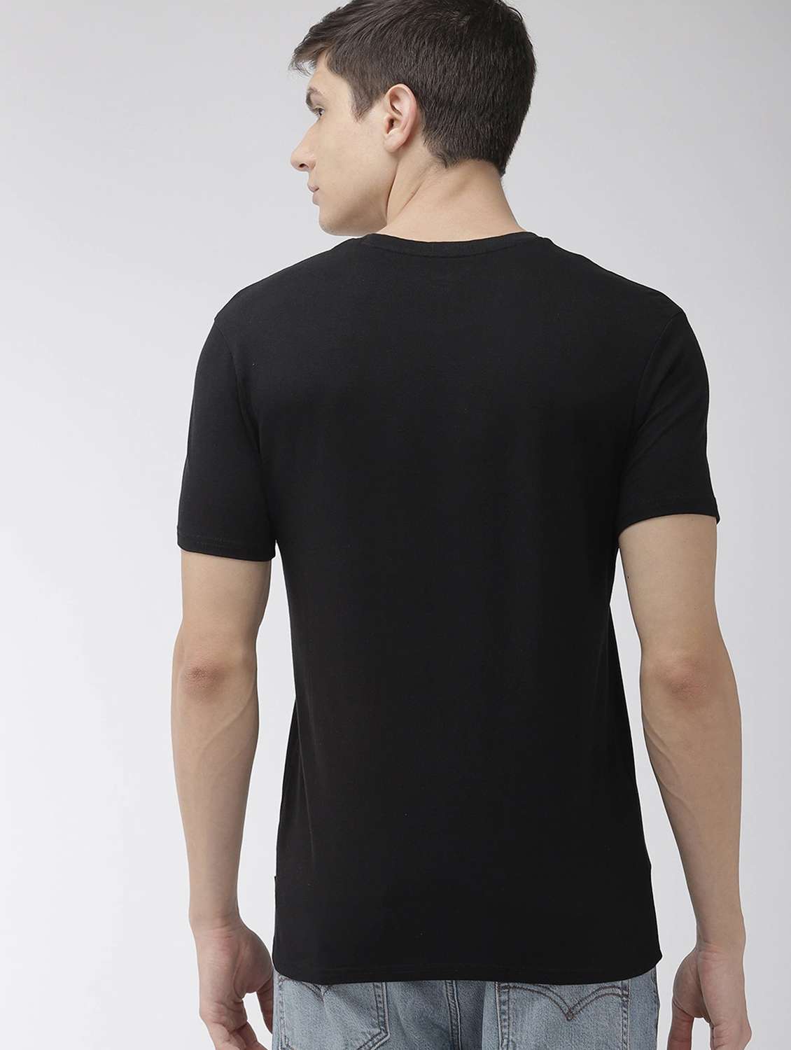 black printed t-shirt - 17810181 - Standard Image - 2