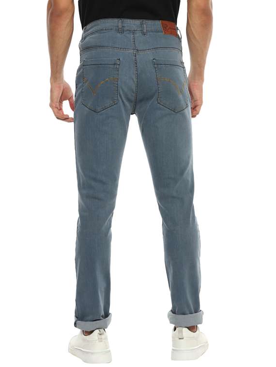 blue light washed denim jeans - 17812175 - Standard Image - 2