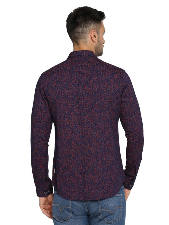mens printed casual shirt - 17812205 - Standard Image - 2