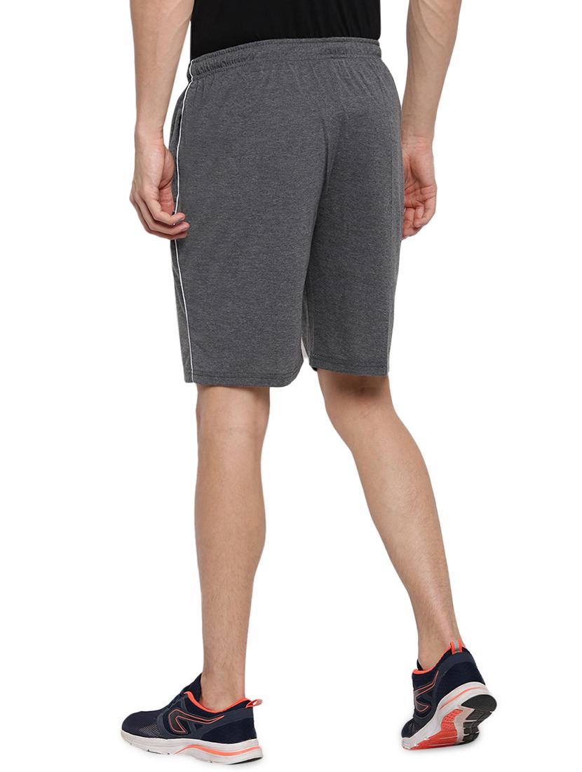 grey side striped shorts - 17812845 - Standard Image - 2