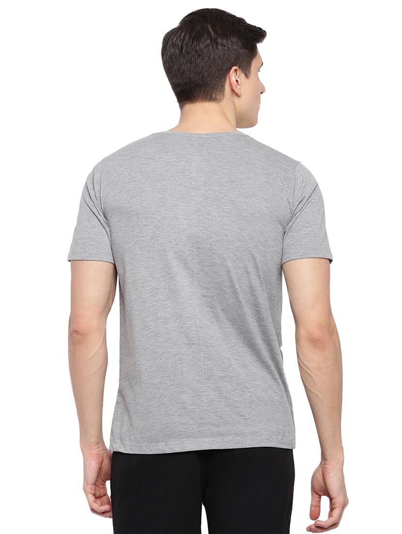 grey solid t-shirt - 17812883 - Standard Image - 2