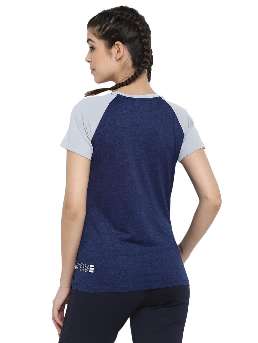 round neck color block tee - 17813560 - Standard Image - 2