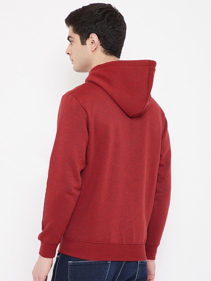 maroon printed sweatshirt - 17813975 - Standard Image - 2