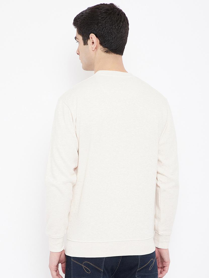 beige printed sweatshirt - 17813977 - Standard Image - 2