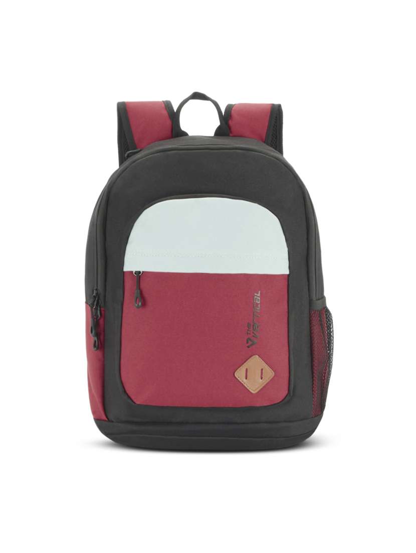 black polyester backpack