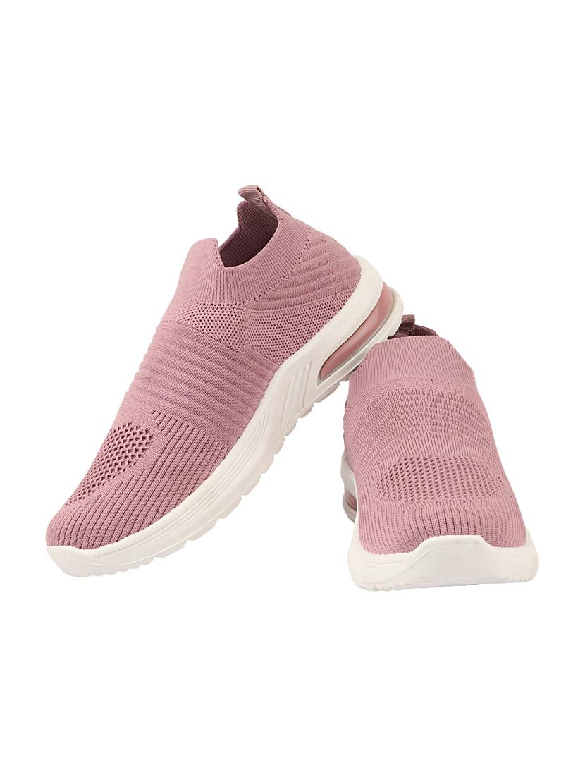 pink mesh slip on sports shoes - 17814998 - Standard Image - 2