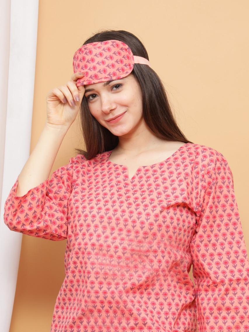 cotton night suit shirt and pajaamaa - 17815328 - Standard Image - 2