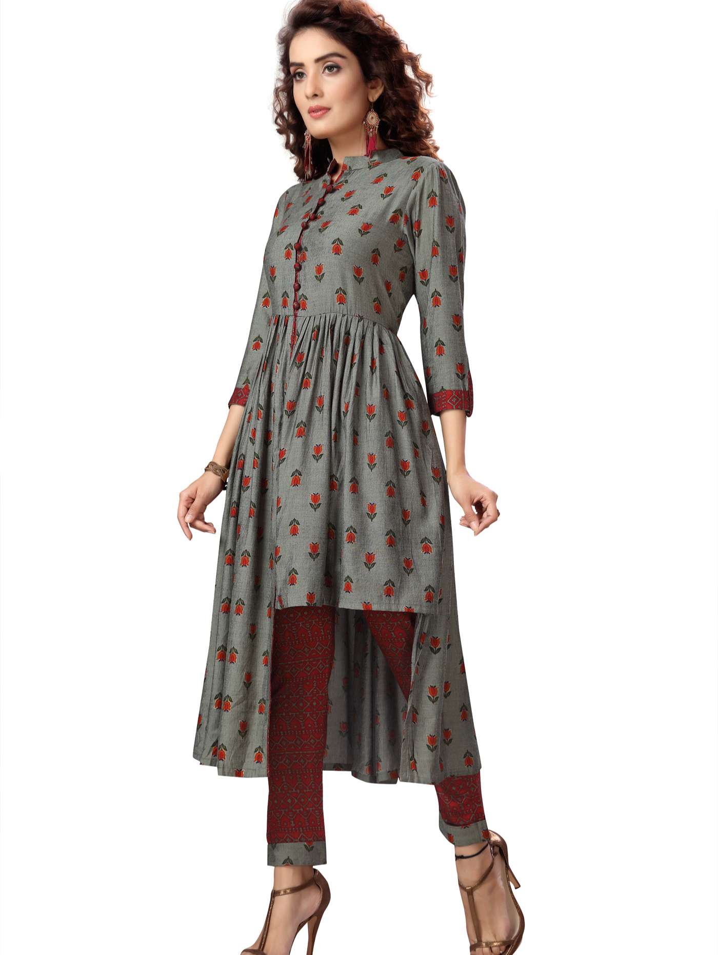 women's high-low kurta