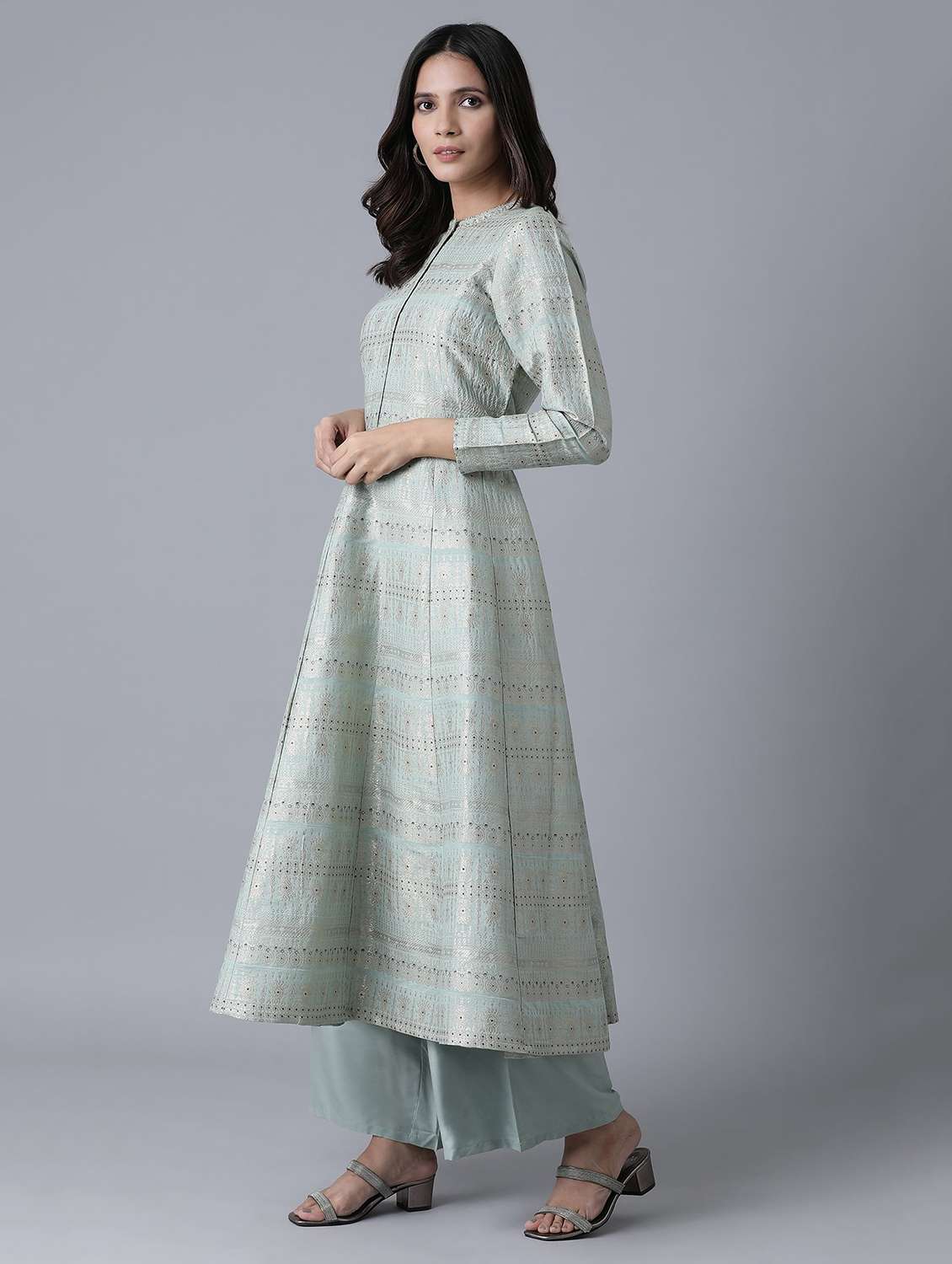 pastel kurta palazzo set - 17818041 -  Standard Image - 2