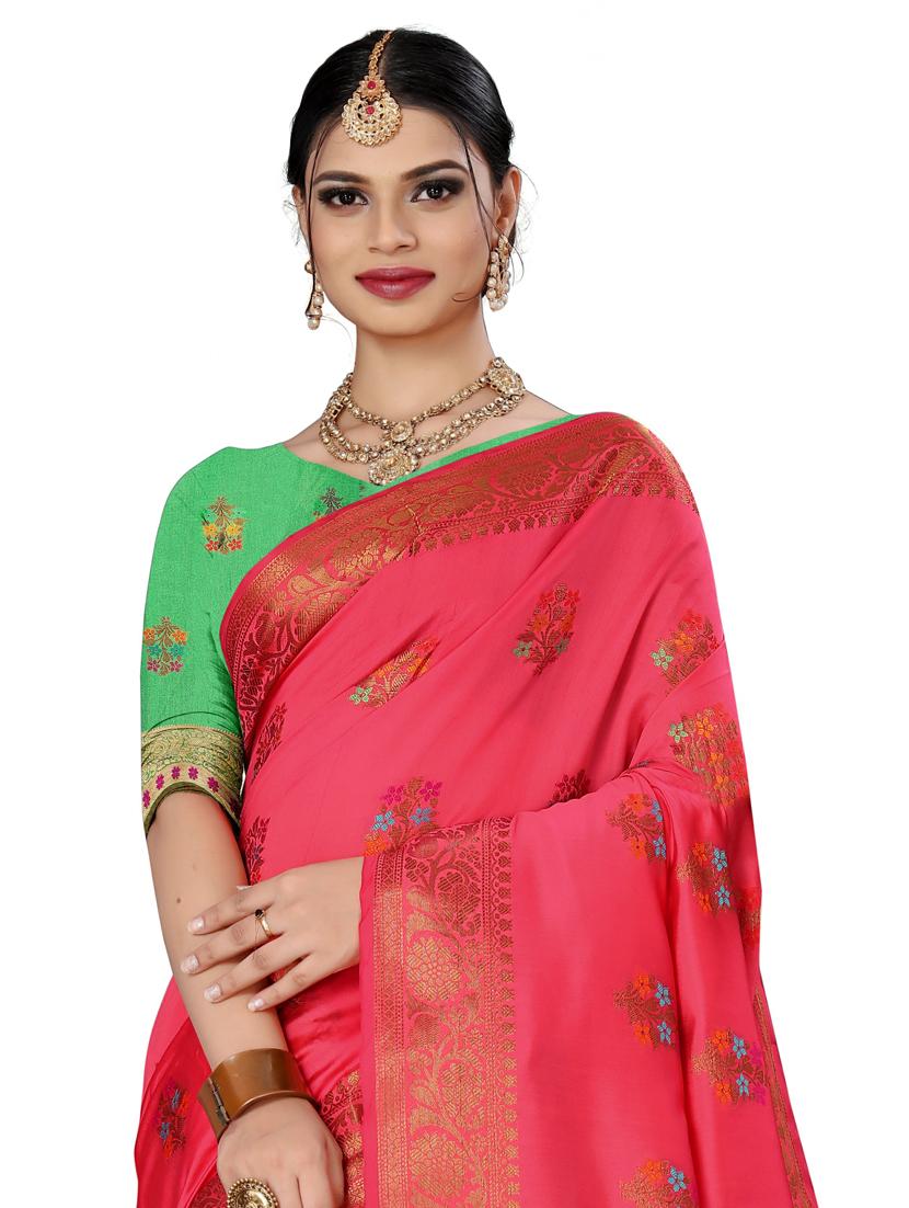 zari work kanjivaram saree with blouse - 17819645 - Standard Image - 2