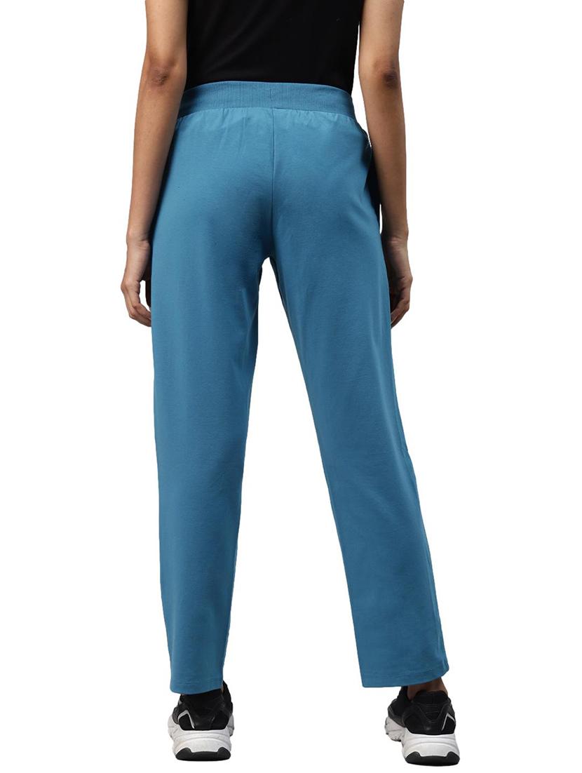 mid rise solid track pant - 17820618 - Standard Image - 2