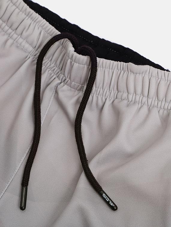 grey printed shorts - 17820628 - Standard Image - 2