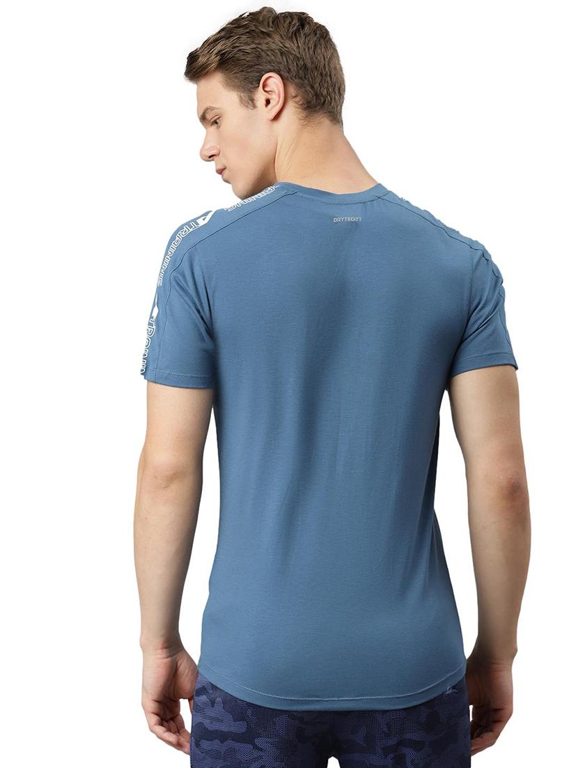 blue solid t-shirt - 17820643 - Standard Image - 2