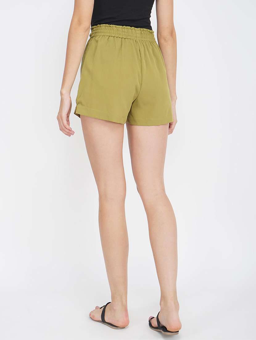 drawstring waist solid short - 17822174 - Standard Image - 2