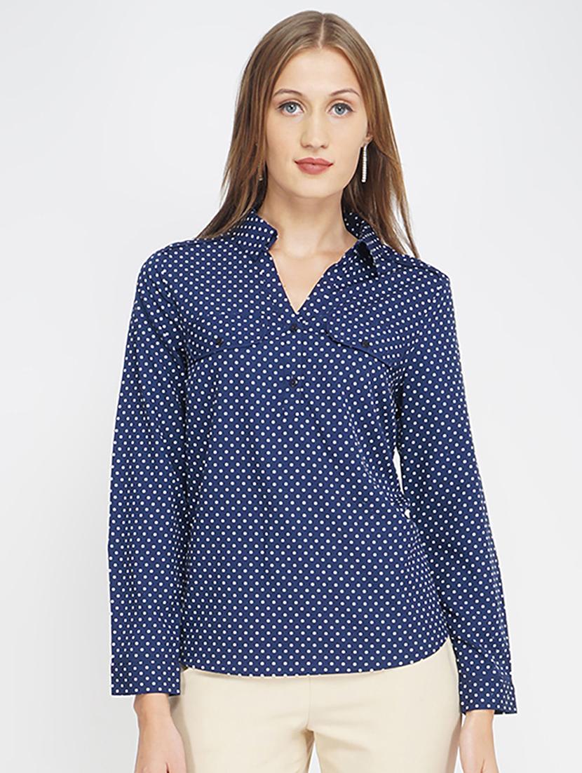 women's straight collared top - 17822272 -  Zoom Image - 0