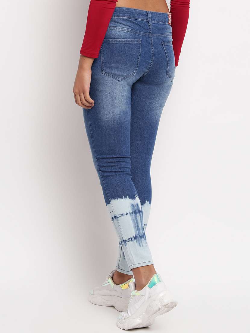 women's tie & dye slim fit jeans - 17822447 -  Standard Image - 2
