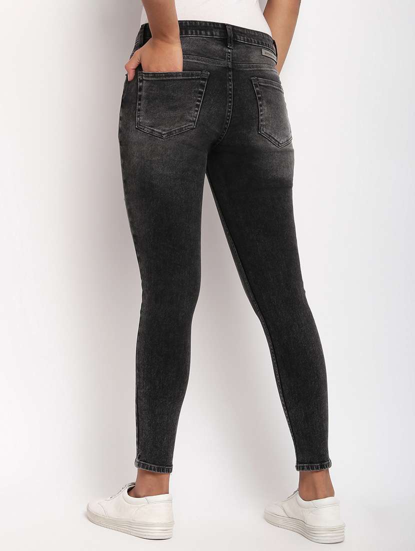 women's distress skinny fit jeans - 17822450 -  Standard Image - 2