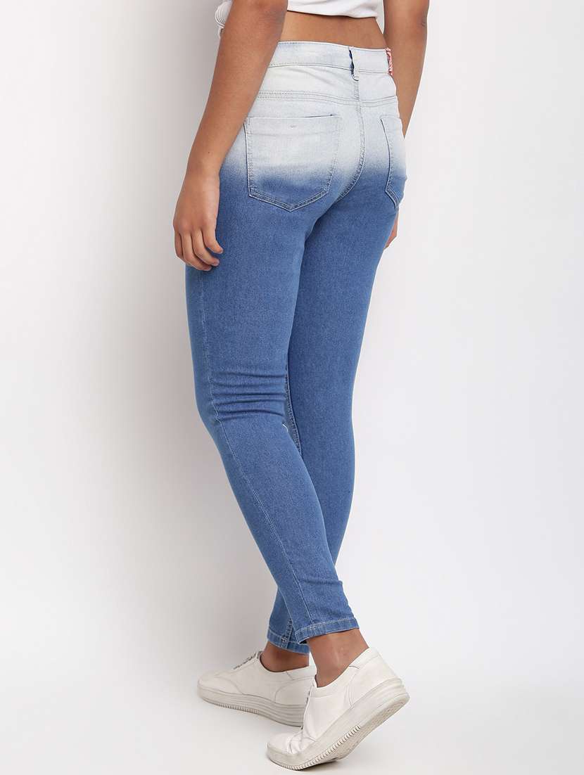 women's tie & dye slim fit jeans - 17822452 -  Standard Image - 2