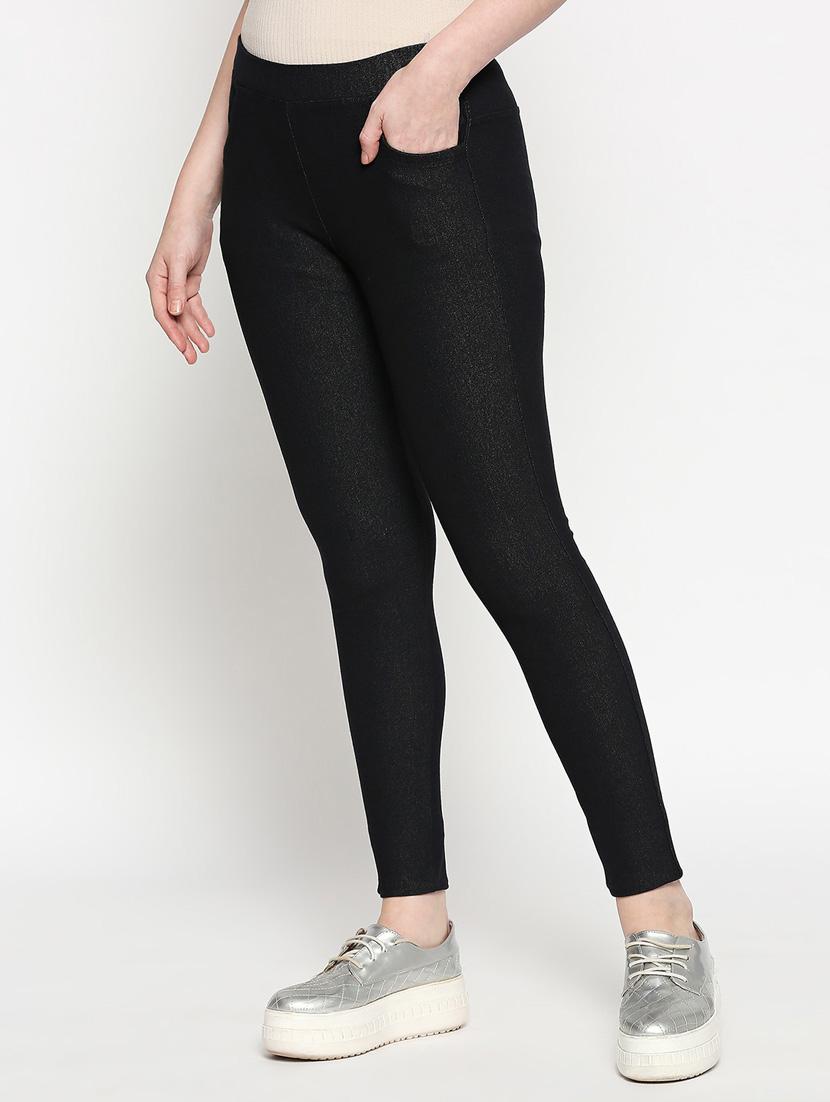 high rise solid jegging - 17822480 - Standard Image - 2