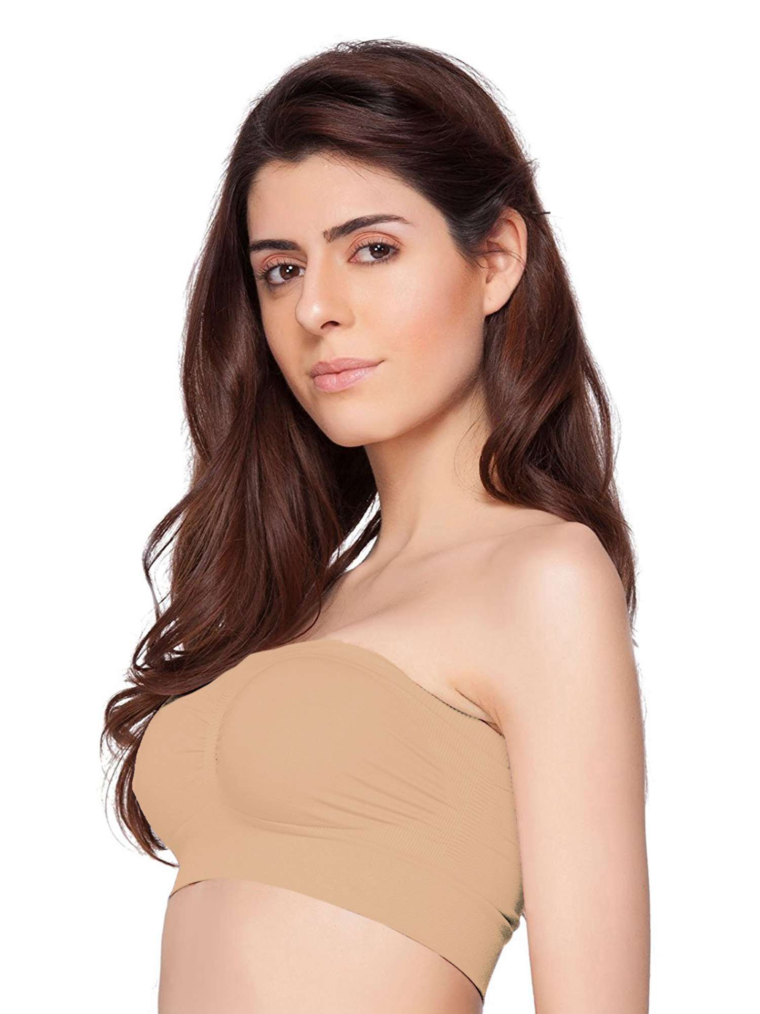 women tube non padded bra - 17822837 - Standard Image - 2