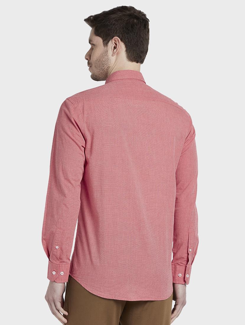 red solid casual shirt - 17823045 - Standard Image - 2