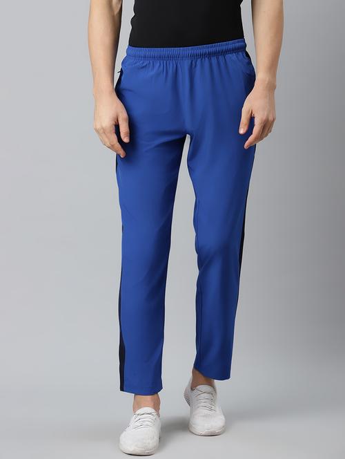 blue side taped full length track pant - 17825413 -  Standard Image - 0